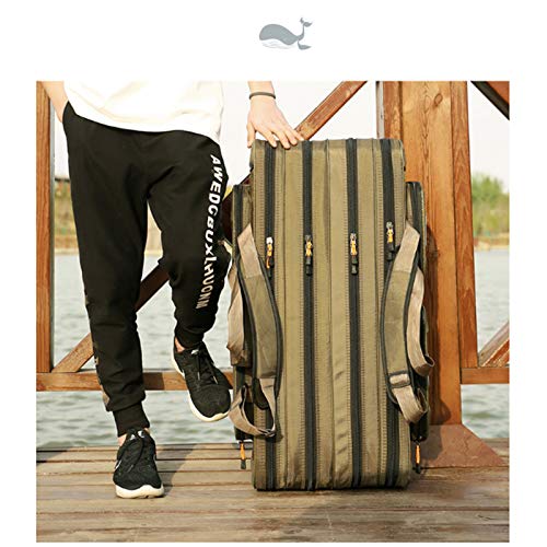 HAOLIN Angelrute Träger Angelrute Werkzeuge Aufbewahrungstasche Reel Case Organizer Angelausrüstung Angelgerät… – Bild 8