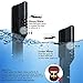 Jasonwell Snorkel Mask Full Face 180°Panoramic View Foldable Full Face Snorkeling Mask with Camera Mount Breathe Easy Snorkel Gear Set Anti-Fog Anti-Leak for Adults & Kids (Black L/XL)