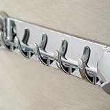 HYKJSHED Multifunctional Bathroom Wall Hooks, Removable Towel Rack view 8