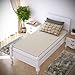 Everyday Home Twin Mattress Topper-Egg Crate Ventilated Foam Size, Beige
