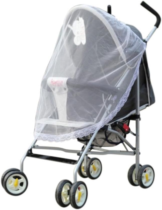 ESHOO Baby Mosquito Net for Stroller, Fit for Infant Beds, Carriers, Cradles, White Baby Insect Netting