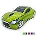 TDRTECH Wireless Car Mouse 2.4Ghz 3D DPI 1600 Cool Sport USB Gaming Mouse Mice for PC Computer Laptop Notebook Green