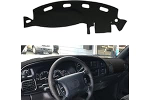AKMOTOR Dash Cover Dashboard Cover Mat Pad for Dodge Ram 1998 1999 2000 2001 (Black) Y21
