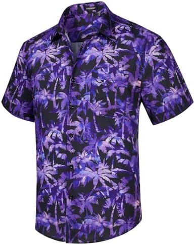 Amazon.com: Tiger Hawaiian Shirts for Women - Dark Blue Button