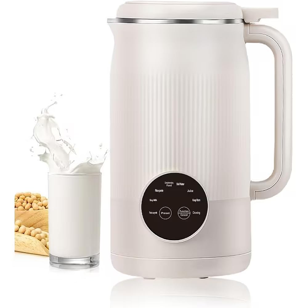 Photo 1 of Nut Milk Juice Maker Machine, 40oz Homemade Soy, Almond, Oat, Coconut, Plant Based and Non Dairy Beverages, 8 in 1 Automatic Soybean Machine With Delay Start/Keep Warm/Boil Water