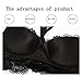 LastFor1 Women's Bras Sexy Embroidered Lace Racerback Thin Cup Bralettes Wirefree Plus Size (XL, Black)