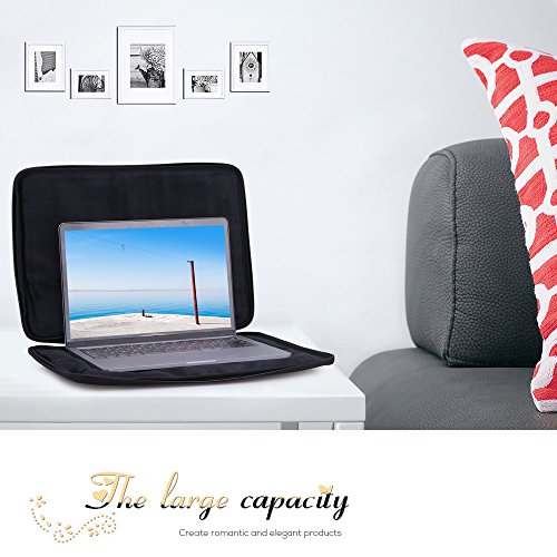 WWW 13-14Inch Water Resistant Laptop Sleeve Case with Handle and Pocket for Microsoft Surface Laptop/Book/Book 2 13.5",MacBook Air/Pro 13" 13.3" 14" Tablet Laptop Waterproof Carrying Case Black - Thumbnail 6