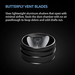 AC Infinity 6" Backdraft Damper, One-Way Airflow