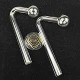 JEMQ 4.48 inches Long Alternative Accessory Glass Oil Burner 2pcs