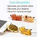 BROUYOUE 12 Pieces Cable Animal Bites Cute Animal Cable Protector For iPhone Cable Charging Cord Saver, Cute Creature Bites Cables Charger Protector Accessory