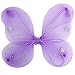 kilofly 6 Sets Angel Butterfly Wings Fairy Wands Princess Dress Up Costume