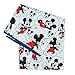 Bumkins Disney Baby Splat Mat for Under High Chair, Babies Toddlers Eating Mess Mat, Waterproof Reusable Cloth for Arts and Crafts, Play Mat for Kids, Floor or Table, Fabric 42inx42in, Mickey Mouse