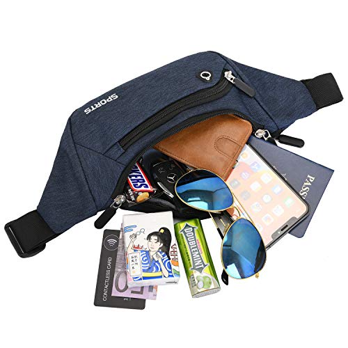 GERIINEER Waterdichte heuptas voor dames en heren, waterdichte heuptas met meerdere zakken, heuptas voor outdoorsporten… - Image 8