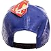 DC Comics Superman 3D Logo Blue Faux Leather Snapback Baseball Hat