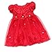 FEESHOW Baby Girls' Christmas Petals Dress with Headband Outfit Set