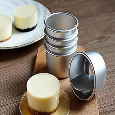 5pcs/lot Round Mini Cake Pan Removable Bottom Pudding Mold Kitchen Bakeware Tools Diy Making