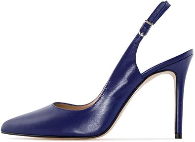 Soireelady Damen Slingback Pumps Spitz Sandalen Stiletto High Heel 10cm Hohe Absatze Damenschuhe Amazon De Schuhe Handtaschen