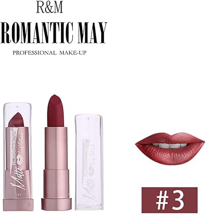 Rouge à Lèvres Mat Cosmétique Solid Gloss Rouge à Lèvres
