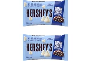 Hershey Cream Cheese Flavored White Baking Chips 8 oz Pack of 2 w/Exit 28 Bargains sticker