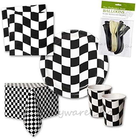 Racing Stripes Grand Prix Party Tableware Pack for 16