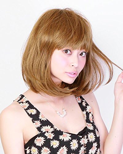 Amazon Co Jp Prisila プリシラ A 651 オールウィッグ ミディボブ ミディアム セミロング ボブ おかっぱ 耐熱オールウィッグ フルウィッグ 5 Liye プリンセスイエロー 服 ファッション小物