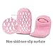 BelleSha Spa Moisturizing Gel Socks For Dry Feet And Ankles - Helps Repair Cracked Skin And Softens Feet (Pink)