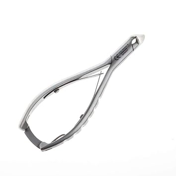 Diabetikerzange- Kopfschneider-Nagelzange für Diabetiker Fusspflege 14 cm rostfreier Edelstahl voller Kopf Otto Herder