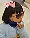 10pcs Hair Clips for Baby Girls Kids Toddler Cute Bowknot Crown Hair Barrette Hairpin Headdress Bows Accessories for Photography Pops Costume Party Birthday Gift (pink)