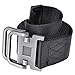 Ayliss Men's Soft Nylon Canvas Belt Double D-Rings Zinc Alloy Buckle Waistbelt (Black)