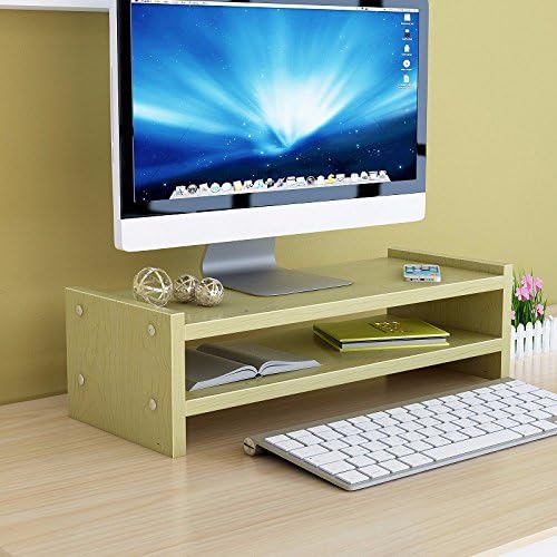 The higher the computer monitor mount office lcd rack mount shelf desk racks bedroom bulkhead bookshelves 502013.2cm,1