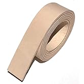 Dangerous Threads Natural Veg Tan 8/9 Ounce Leather Belt Blank, Extra Long Strip 1.5" x 72"