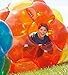 Orange and Yellow Incred-a-Ball GBOP Great Big Outdoor Play Inflatable Blow Up Bubble Soccer Zorb Ball Heavy Duty Durable PVC Vinyl 65''