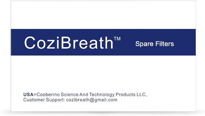 Amazon Cozibreath 3in1抗アレルギー鼻用フィルターの目に見えないマスクは 花粉 ほこり ふけを減らす ラウンドスペアフィルタ画面 L Cozibreath ノーズマスク