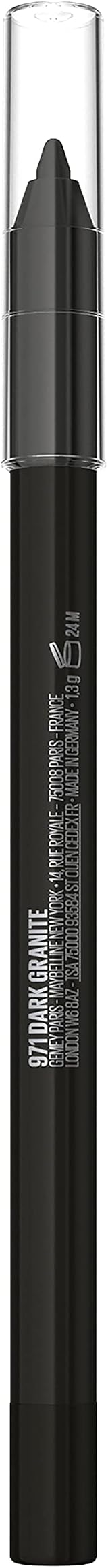 Maybelline Tattoo Gel Eyeliner Pencil 971 Dark Granite Waterproof 36h view 2