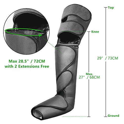 FIT KING Foot and Leg Massager for Circulation with 3 Modes 3 Intensities FT-012A