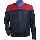 Nciotazm Star Series Voyager Captain Costume for Adult Men