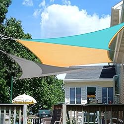 HENG FENG Sun Shade Sail,Triangle Shade Cloth UV