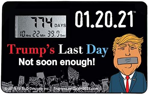 Amazon Com Trump S Last Day Countdown Clock 1 Clock Home Kitchen