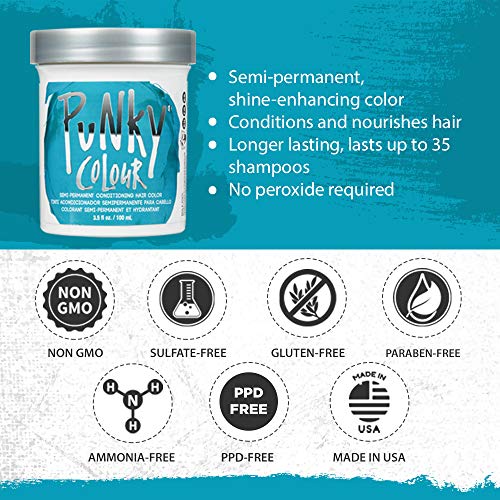 Punky Semi Permanent Conditioning Hair Color, Vegan, PPD and Paraben