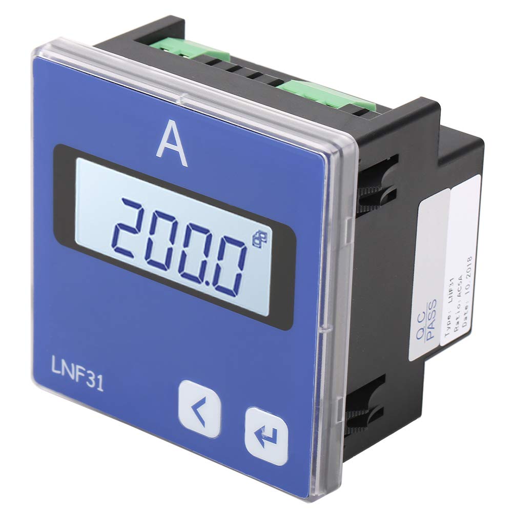 Amazon Ac電流計 Walfront Lnf31デジタルlcdディスプレイプログラマブル単相電流スマートメーター電気電流計電力量計 マニュアル付き 工業用計測器 産業 研究開発用品 通販
