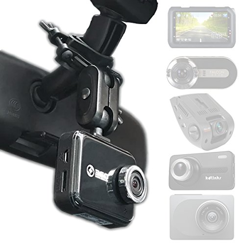 Dash Cam Mirror Mount - Fits Falcon F170HD,Rexing V1, Z-Edge, Old Shark, YI, Amebay,KDLINKS X1,VANTR