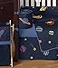 Sweet Jojo Designs 9-Piece Space Galaxy Rocket Ship, Planet, Galactic Baby Boy or Girl Bedding Crib Set