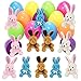 12 Pcs Jumbo Easter Eggs Filled with Plush Bunny, 3