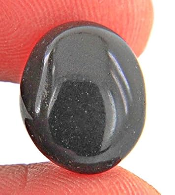 Buy Malabar Gems Black Onyx Lab Certified Natural Gemstone 6 52 Carat 7 24 Ratti At Amazon In