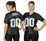 Oakland Raiders NFL Womens Team Dazzle Jersey, Black