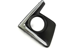 KARPARTS360 For Subaru Crosstrek Fog Light Cover 2016 2017 Passenger Side | Textured Black | w/Chrome Trim | DOT/SAE Compliance | SU1039112 | 57731FJ420