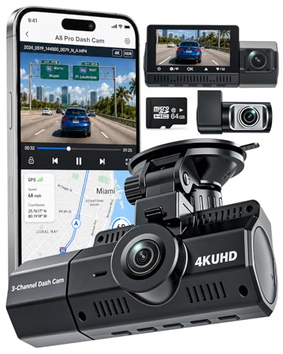 Eivikga 3 Channel Dash Cam