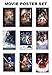 POSTER STOP ONLINE Star Wars Episode I, II, III, IV, V, VI, VII, VIII & Rogue One - Movie Poster Set (9 Individual Full Size Movie Posters - Version 2) (Size 24