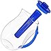 Vremi Fruit Infuser Water Pitcher - 2.5 liter Plastic Infusion Pitcher with Lid for Loose Leaf Tea - Large BPA Free Infuser Pitcher with Spout - 84 oz Sangria Pitcher Vodka Infuser Insert - Blue