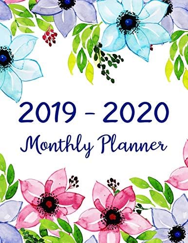 2019-2020 Monthly Planner: Two Year - Monthly Calendar Planner | 24 Months Jan 2019 to Dec 2020 For Academic Agenda Schedule Organizer Logbook and ... Weekly Monthly Calendar Planner 8.5 x 11)
